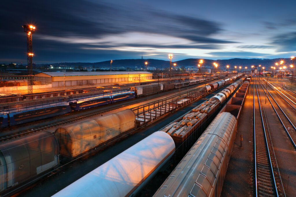 Bahntransporte Beförderung auf der Schiene